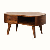 Haft Coffee Table, Small - Chestnut