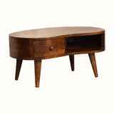 Haft Coffee Table, Small - Chestnut