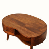 Haft Coffee Table, Small - Chestnut