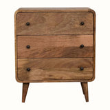 Hamade Chest of 3 Drawers, Small - Natural