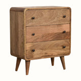 Hamade Chest of 3 Drawers, Small - Natural