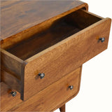 Hamade Chest of 3 Drawers, Small - Chestnut