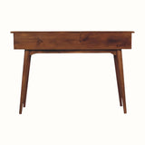 Nilson 3 Drawer Console Table, Large - Chestnut