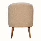 Boren Cream Bouclé Tub Chair