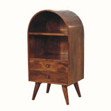 Molina Open Storage Cabinet - Chestnut