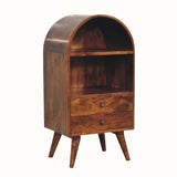 Molina Open Storage Cabinet - Chestnut