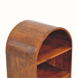 Molina Open Storage Cabinet - Chestnut