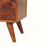 Molina Open Storage Cabinet - Chestnut