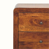 Arellano Bedside Table - Chestnut