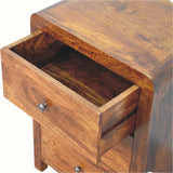 Arellano Bedside Table - Chestnut