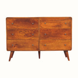 Hamade Chest of 6 Drawers - Chestnut