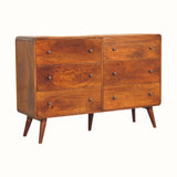 Hamade Chest of 6 Drawers - Chestnut