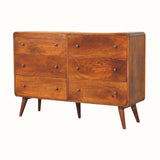 Hamade Chest of 6 Drawers - Chestnut