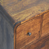 Hamade Chest of 5 Drawers - Chestnut