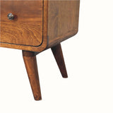 Hamade Chest of 5 Drawers - Chestnut