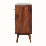 Hamade Chest of 5 Drawers - Chestnut