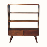 Hamade Open Bookcase - Chestnut