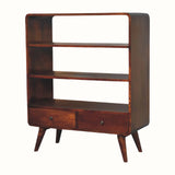 Hamade Open Bookcase - Chestnut