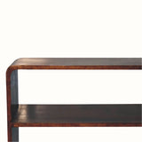 Hamade Open Bookcase - Chestnut