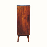 Hamade Open Bookcase - Chestnut