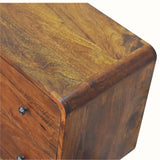 Hamade Chest of 2 Drawers - Chestnut