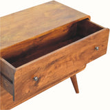 Hamade Chest of 2 Drawers - Chestnut