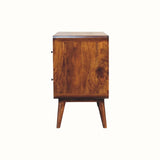 Hamade Chest of 2 Drawers - Chestnut