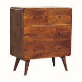 Hamade Chest of 4 Drawers - Chestnut