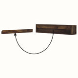 Kimber Wall Mounted Console Table - Natural