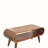 Laurie Open Coffee Table, Medium - Chestnut