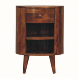 Molina Open Bedside Table - Chestnut