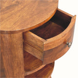 Molina Open Bedside Table - Chestnut