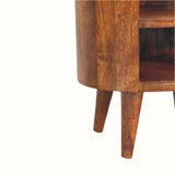 Molina Open Bedside Table - Chestnut