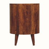 Molina Open Bedside Table - Chestnut