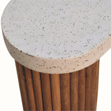 Wilk Coffee Table - Natural/Terrazzo