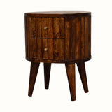 Mellen Bedside Table - Chestnut