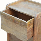 Nordell Cube Bedside Table - Natural