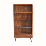 Hamade Open Tall Bookcase - Chestnut