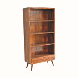 Hamade Open Tall Bookcase - Chestnut