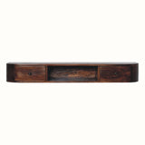 Molina Wall Mounted Console Table - Chestnut