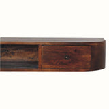 Molina Wall Mounted Console Table - Chestnut