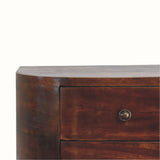 Molina Wall Mounted Bedside Table - Chestnut