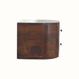 Molina Wall Mounted Bedside Table - Chestnut