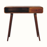 Hamade Open Writing Desk - Chestnut