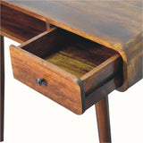 Hamade Open Writing Desk - Chestnut