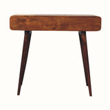 Hamade Open Writing Desk - Chestnut