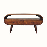 Merrill 2 Drawer TV Stand - Chestnut