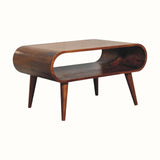 Laurie Open Coffee Table, Small - Chestnut