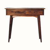 Nilson 2 Drawer Console Table, Medium - Chestnut