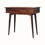 Nilson 2 Drawer Console Table, Medium - Chestnut